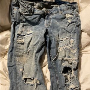 Torrid distressed boyfriend jeans